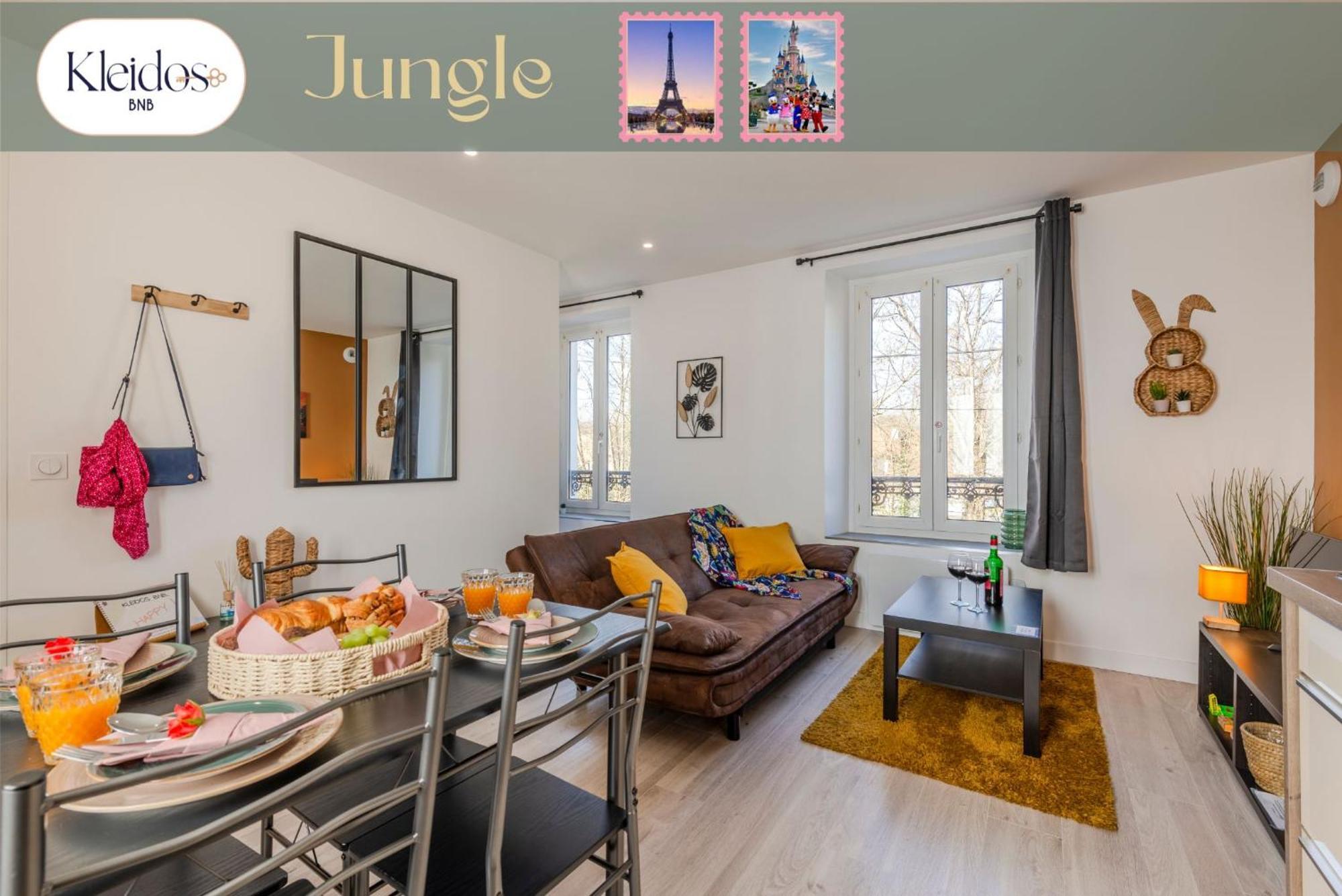 Pomponne Jungle - Magnifique Appartement Avec Parking Prive - Paris-Disney & Cdg A 25 Minutes מראה חיצוני תמונה